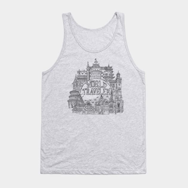 World Traveler Tank Top by michaelkdamron